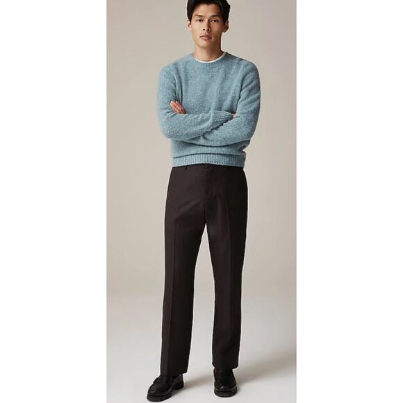 J Crew Crosby Classic Fit Suit Pant 36 x 30 Brown NWT Italian Wool BZ641 J.Crew - Picture 1 of 7